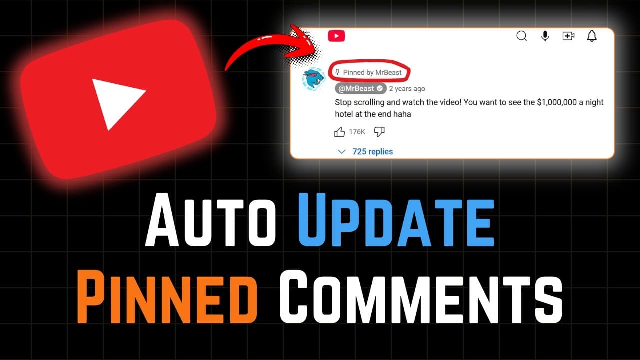 How to BULK Update YouTube Pinned Comments with AUTOMATION (in Seconds)